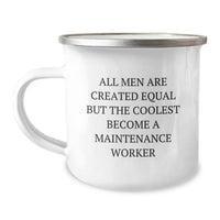 Load image into Gallery viewer, Funny Maintenance Worker Gifts from Friends, Unique Birthday Unique Gifts for Men, Coolest Camping Mug with Inspirational Quote - Image 1
