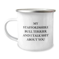 Load image into Gallery viewer, Staffordshire Bull Terrier Dog Gifts, Funny Quote Mug for Birthday, Camping Mug for Men, Gifts from Friends, Perfect for Staffordshire Bull Terrier Dog Lovers - Image 1
