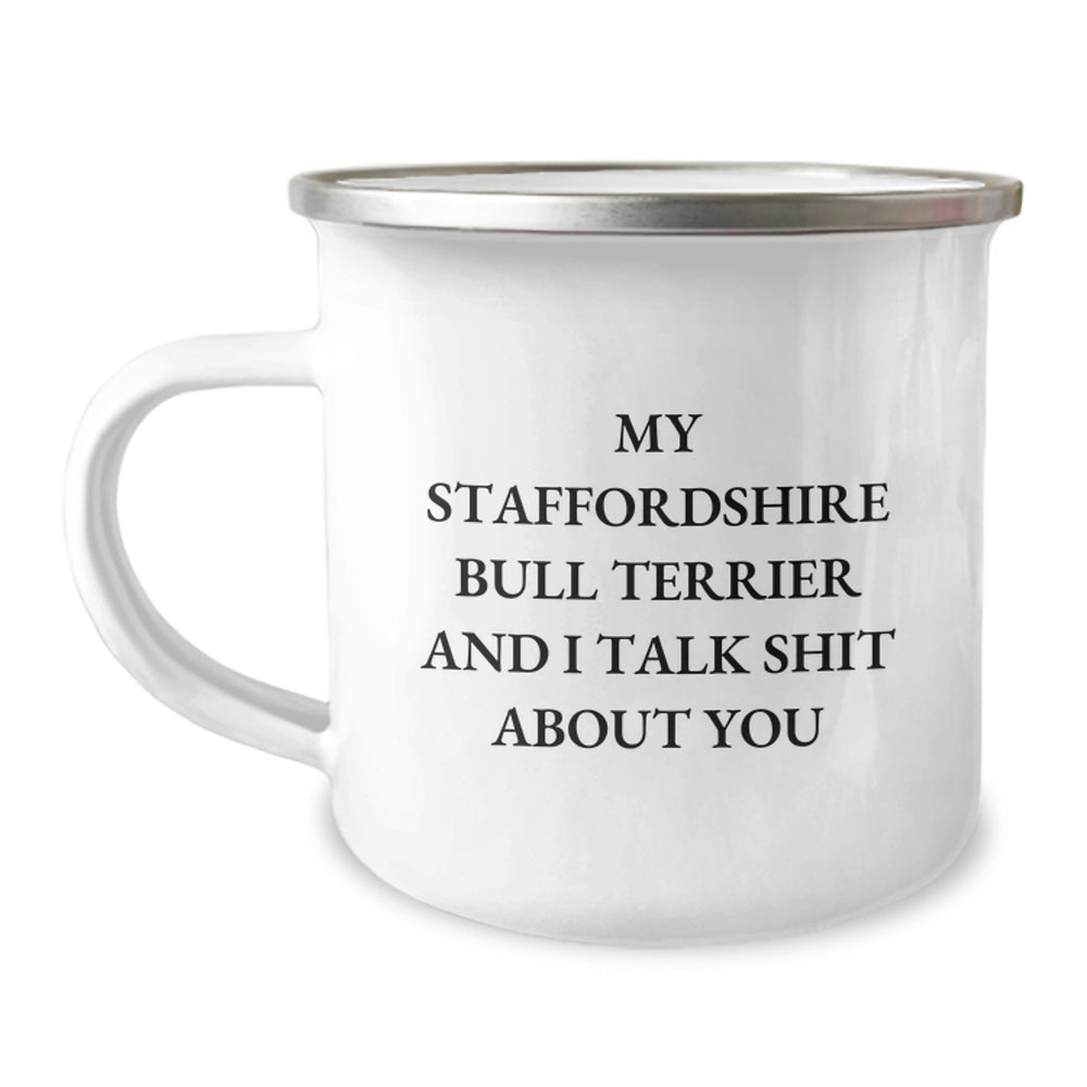 Staffordshire Bull Terrier Dog Gifts, Funny Quote Mug for Birthday, Camping Mug for Men, Gifts from Friends, Perfect for Staffordshire Bull Terrier Dog Lovers - Image 1