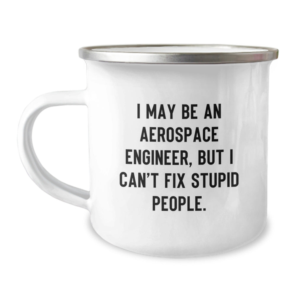 Funny Aerospace Engineer Camping Mug Gifts for Men from Friends Birthday Unique Present - Image 1