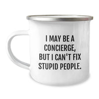 Load image into Gallery viewer, Funny Concierge Camping Mug Gifts from Friends for Concierge Enthusiasts, Christmas Unique Funny Mugs, Camping Gifts for Men - Image 1
