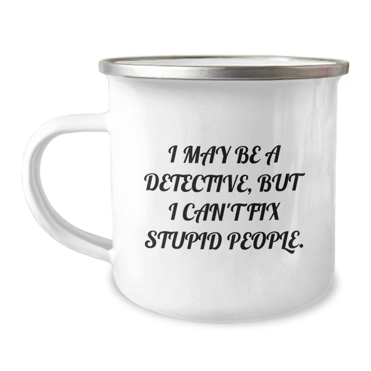 Funny Detective Camping Mug for Christmas Unique Gifts from Friends to Detective Men - Image 1