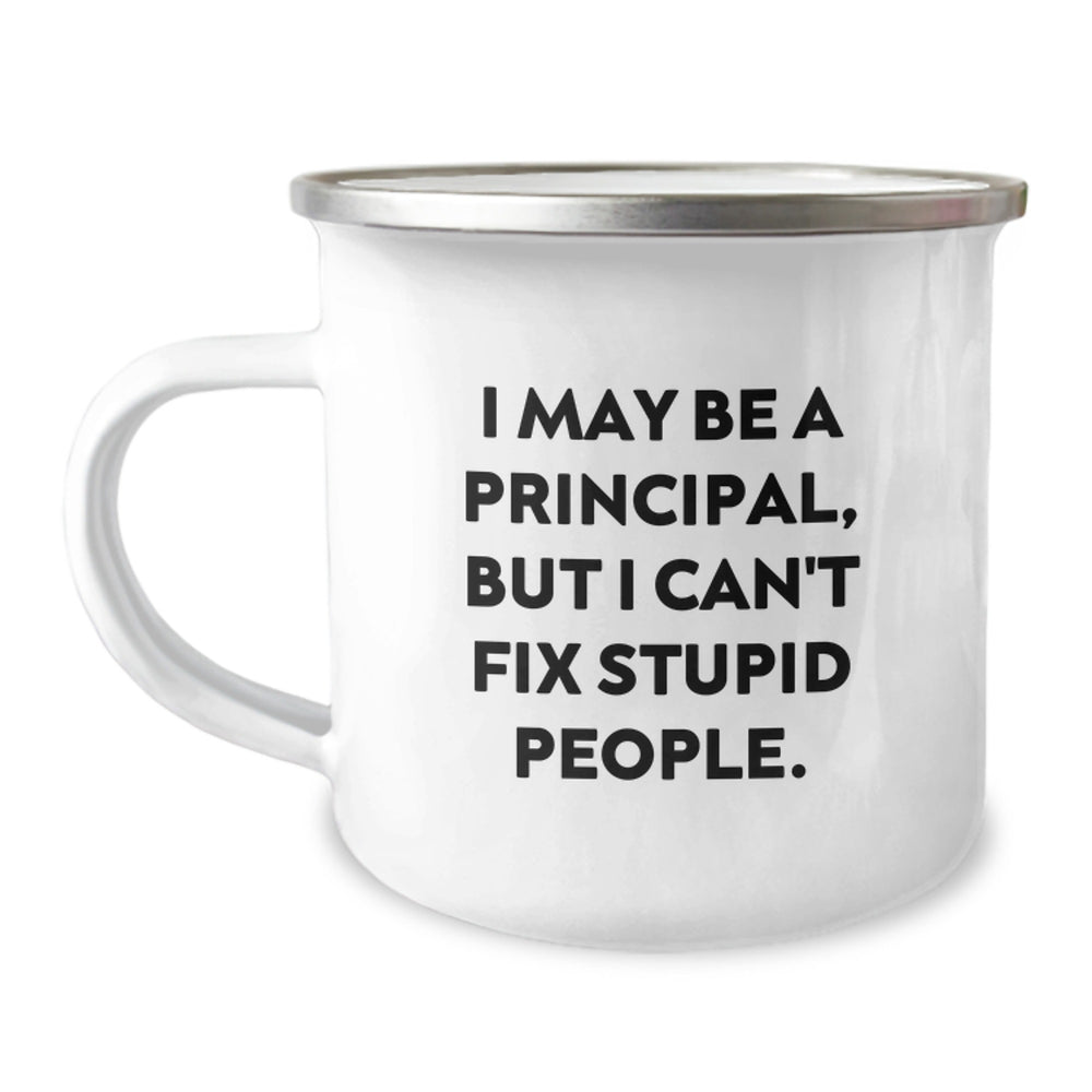 Funny Principal Gifts for Men - Principal Camping Mug - Christmas Unique Gifts from Friends, Coworkers, Family - Image 1