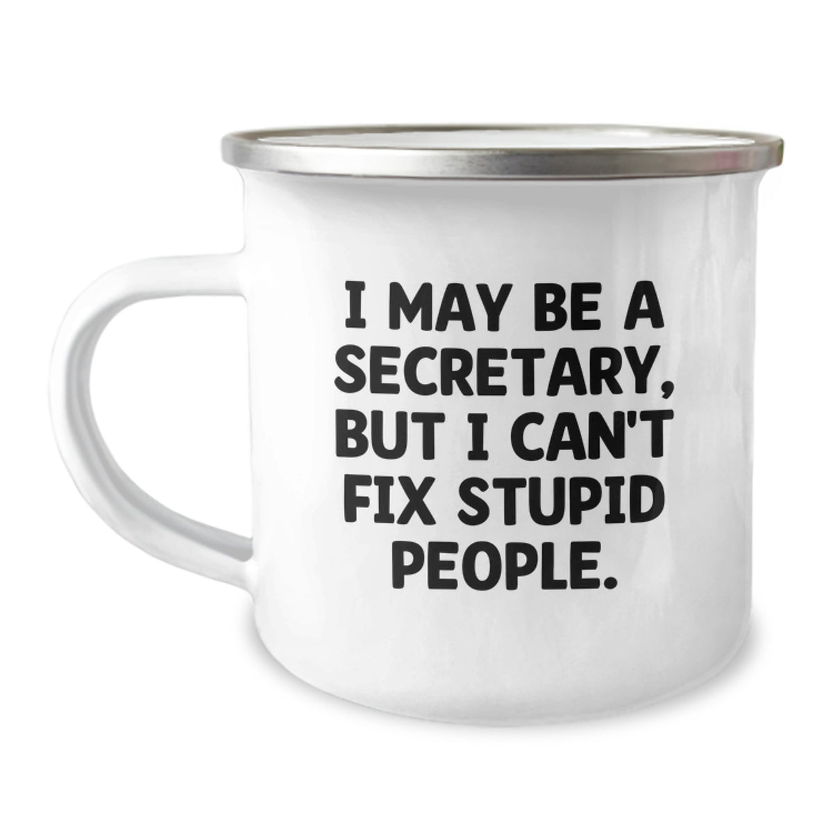 Funny Secretary Camping Mug Gifts from Friends to Secretary, Christmas Unique Gifts for Secretary Office Workers, Secretary Humor Mug - Image 1