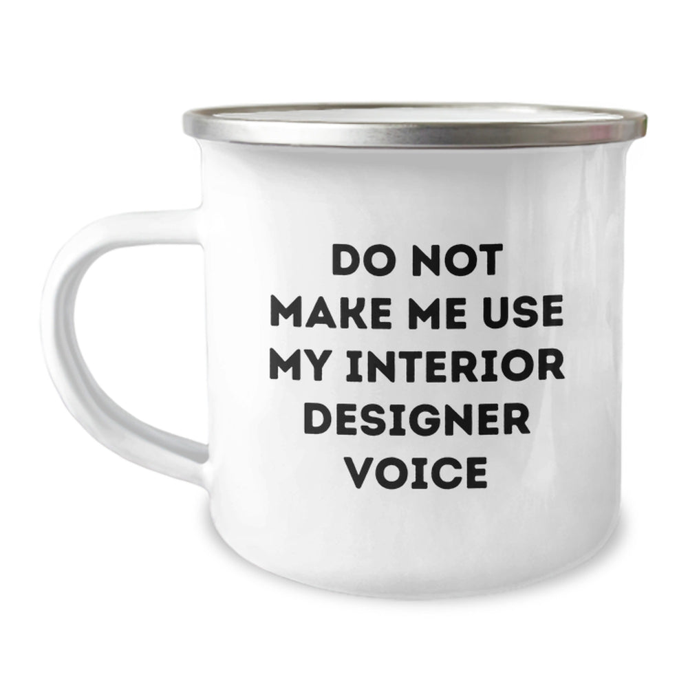 Funny Interior Designer Gifts for Men from Friends and Family - Christmas Unique Mugs for Camping - Image 1