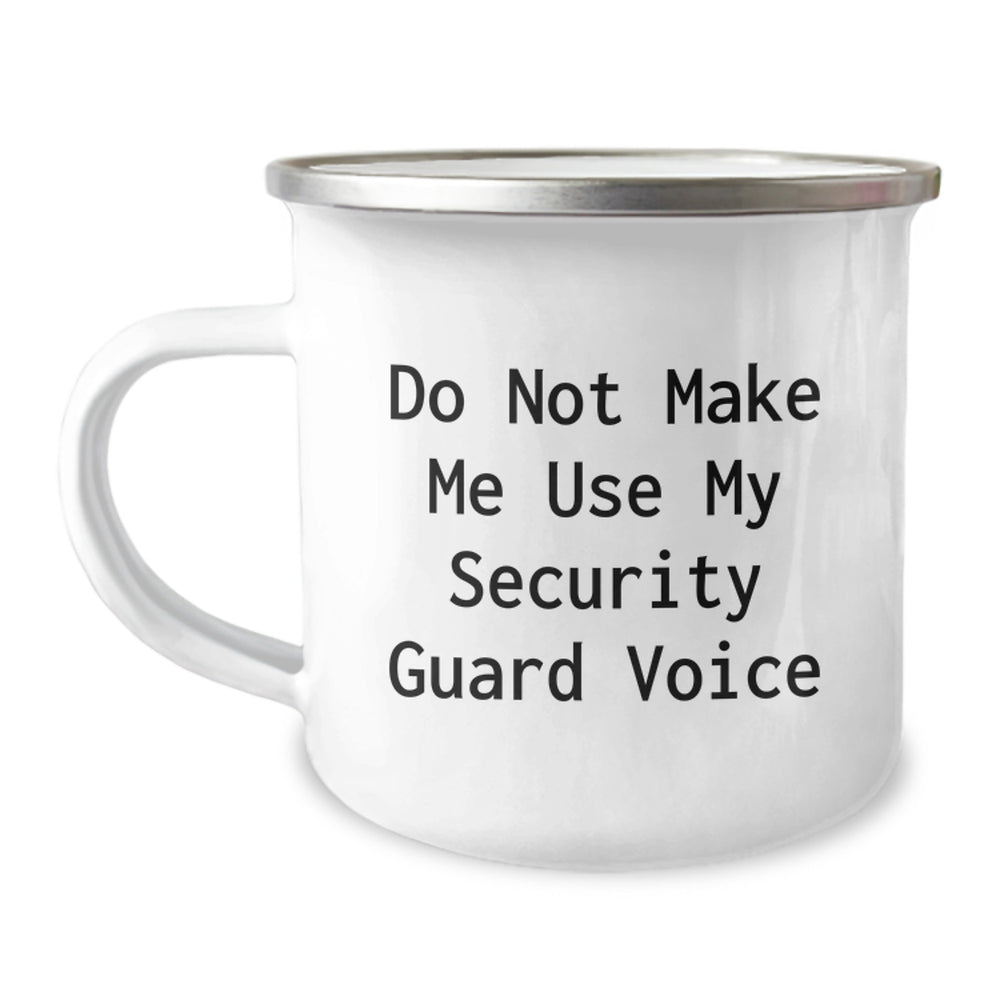 Funny Security Guard Camping Mug Gifts from Friends for Security Guard Men Christmas Unique Ideas - Image 1
