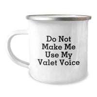 Load image into Gallery viewer, Funny Valet Gifts from Men for Valet Friends and Family - Christmas Unique Valet Camping Mug - Image 1

