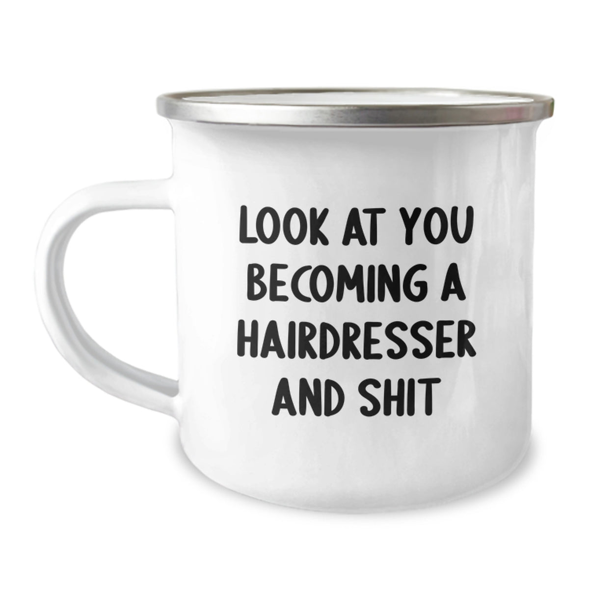 Gifts for Hairdresser Friends - Funny Hairdresser Mug, Camping Mugs for Christmas Unique Gifts from Family - Image 1
