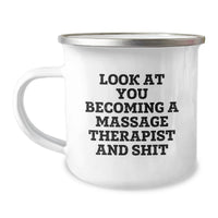 Load image into Gallery viewer, Funny Massage Therapist Camping Mug Gifts from Men to Women Friends Coworkers Family - Valentine's Unique - Image 1
