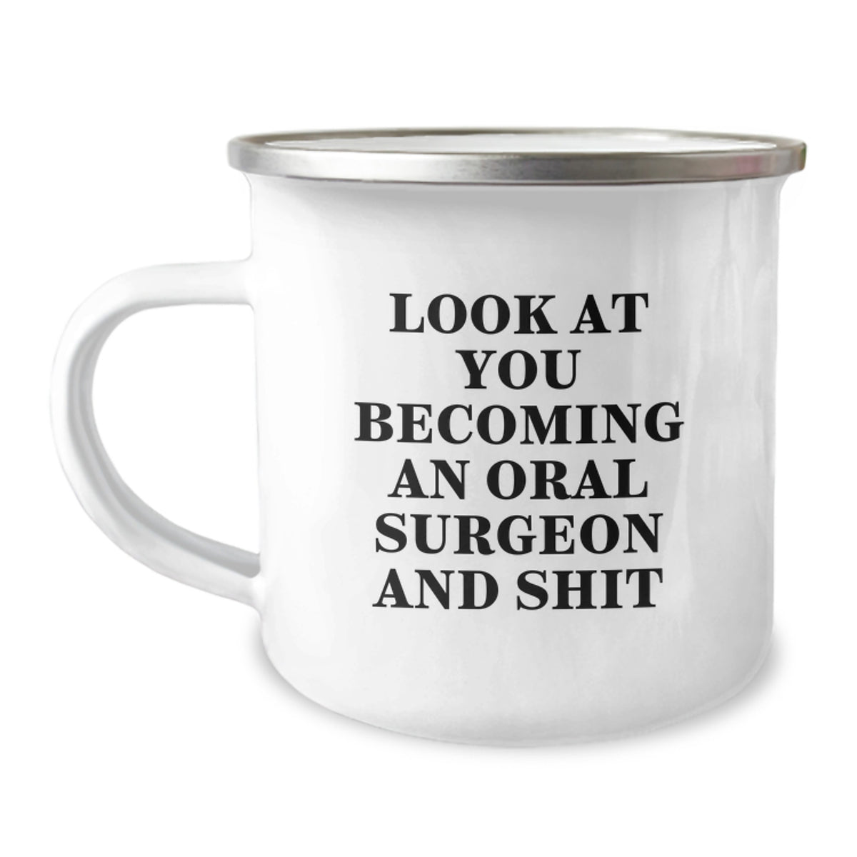 Funny Oral Surgeon Camping Mug Gifts from Friends for Oral Surgeon Men Unique Christmas Unique Gift Ideas - Image 1