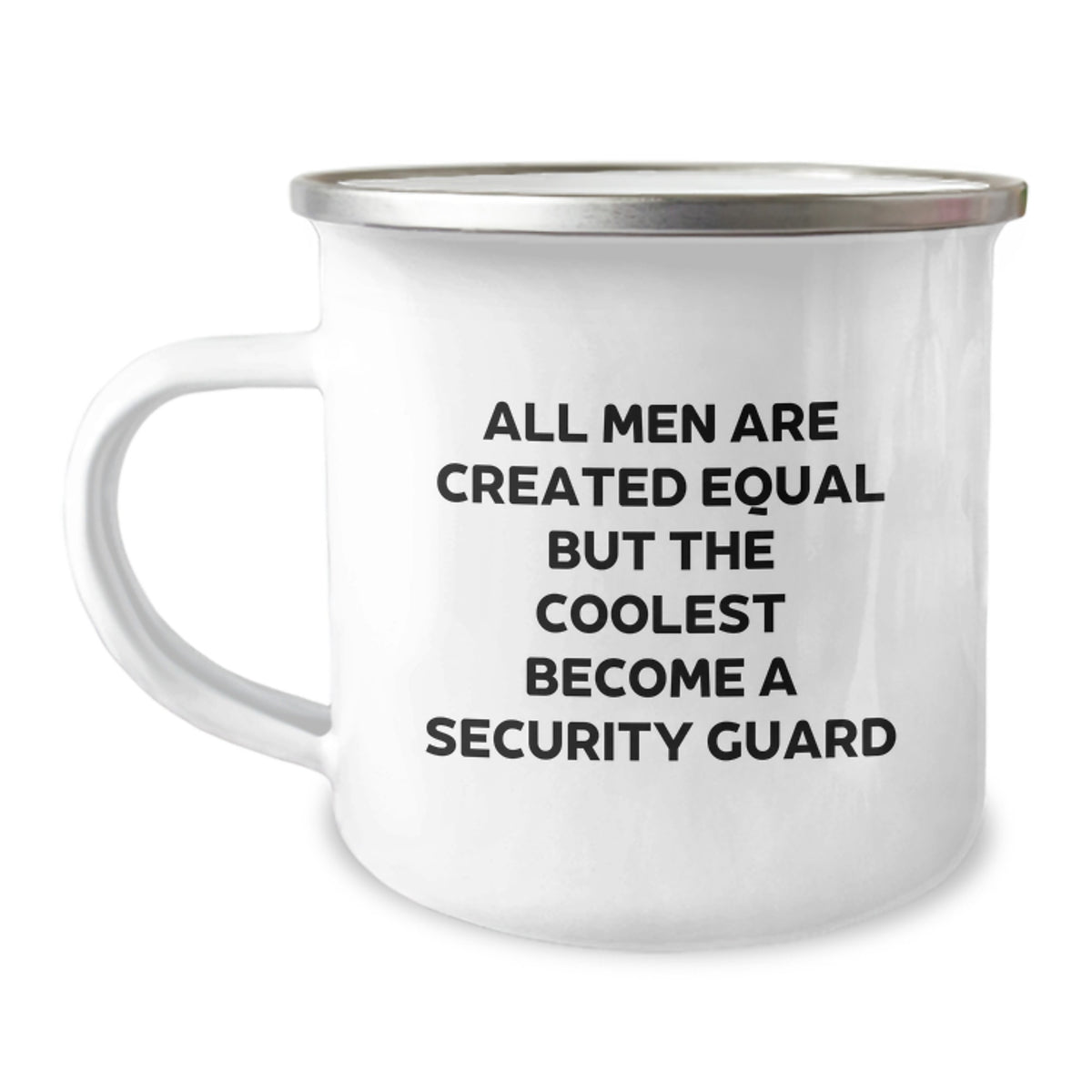 Funny Security Guard Camping Mug Gifts from Men for Birthday Unique Friends - Image 1