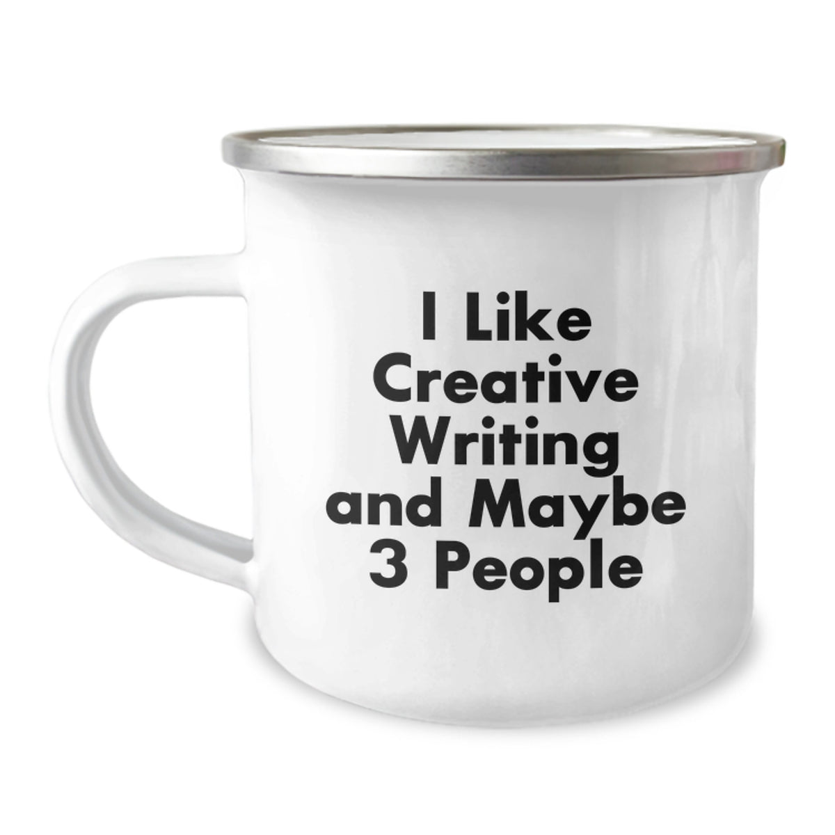 Creative Writing Camping Mug for Friends, Funny Quote, Christmas Unique Gifts from Men to Women - Image 1
