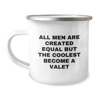 Load image into Gallery viewer, Funny Valet Gifts for Men, Unique Camping Mug with Quirky Quote, Graduation Unique Gifts from Friends or Family - Image 1
