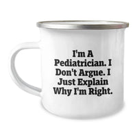 Load image into Gallery viewer, Pediatrician Christmas Unique Gifts from Friends to Family Camping Mugs Funny Quote - Image 1
