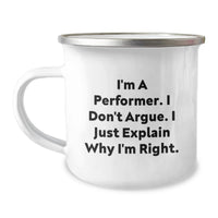 Load image into Gallery viewer, Funny Quote Performer Gifts for Men Stainless Steel Camping Mug Valentine's Unique Finds Gifts from Friends and Family - Image 1