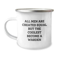 Load image into Gallery viewer, Warden Gifts for Him, Funny Camping Mug, Christmas Unique Presents from Friends or Family with Inspirational Quote - Image 1
