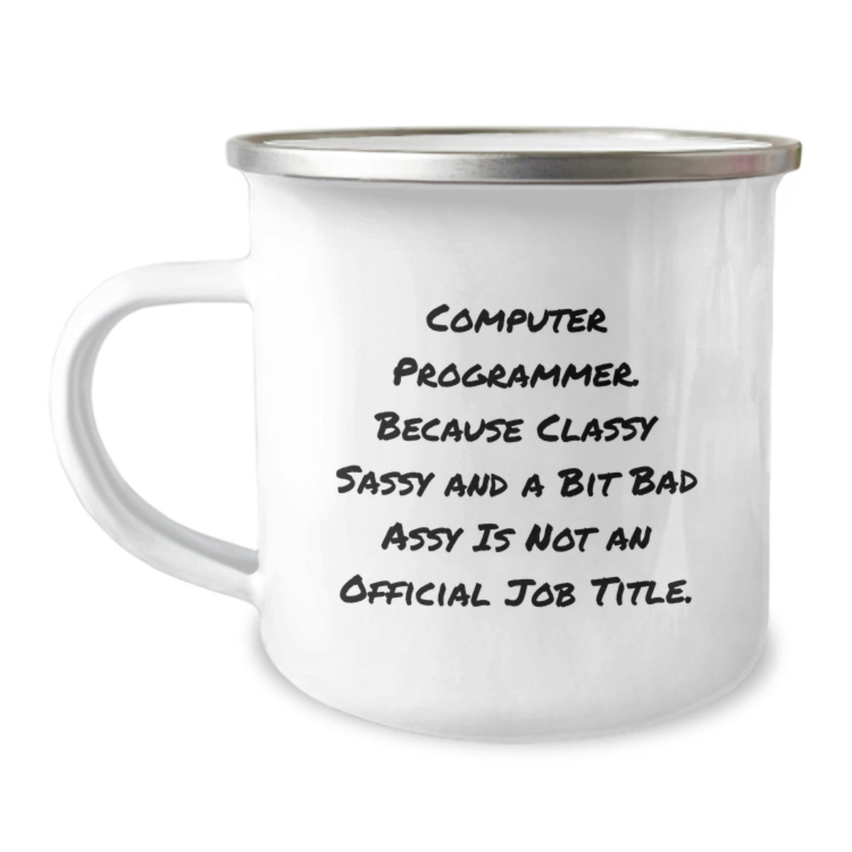 Funny Computer Programmer Camping Mug Gifts from Friends for Men with Inspirational Quote - Christmas Unique Presents - Image 1