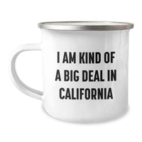 Load image into Gallery viewer, Funny California Gifts for Men from Friends, Camping Mug with I Am Kind Of A Prime Selection In California Quote, Unique Christmas Memorable Presents - Image 1
