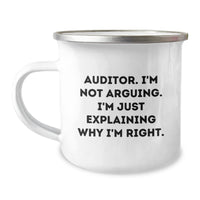 Load image into Gallery viewer, Funny Auditor Gifts for Men - &#39;Auditor I&#39;m Not Arguing I&#39;m Just Explaining Why I&#39;m Right&#39; Christmas Unique Gifts from Friends - Image 1
