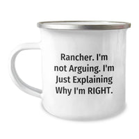Load image into Gallery viewer, Rancher Gifts from Friends - Funny Camping Mug for Rancher - Unique Christmas Unique Gifts for Men Ranchers - Image 1
