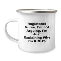 Load image into Gallery viewer, Funny Registered Nurse Gifts, Camping Mug Perfect for Birthday, Gifts from Friends and Family to Registered Nurse - Image 1