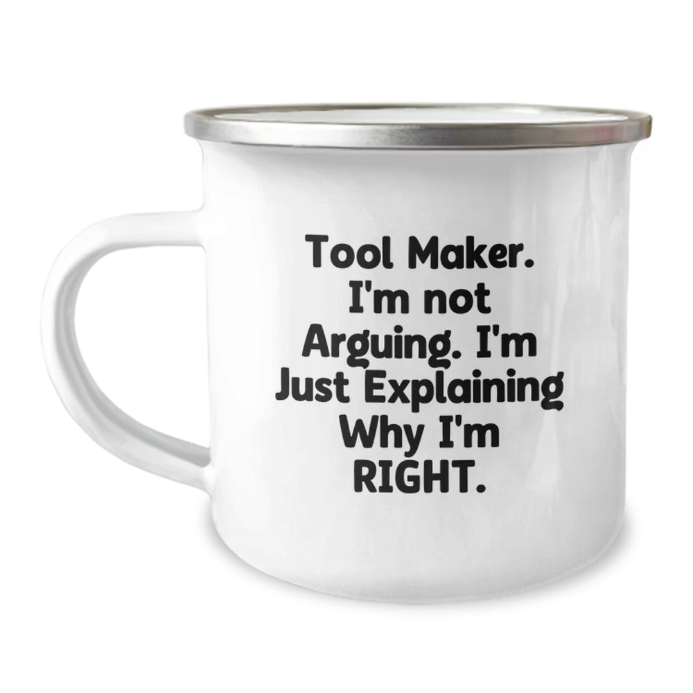 Funny Camping Mug Gifts from Tool Makers - Tool Maker Enthusiasts Gifts for Men - Image 1