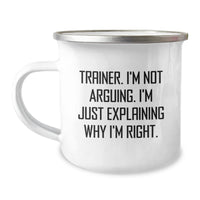 Load image into Gallery viewer, Funny Trainer Gifts from Men to Friends, Inspirational Camping Mug, Christmas Unique Gifts - Image 1
