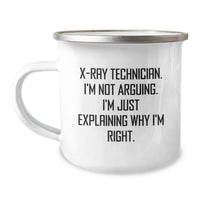Load image into Gallery viewer, Funny X-Ray Technician Gifts from Friends, Unique Birthday Unique Gifts for X-Ray Technician, Camping Mug with X-Ray Technician Humor - Image 1