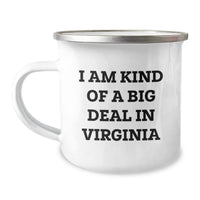 Load image into Gallery viewer, Virginia Camping Mug - Funny Gift from Friends for Men, Women, Coworkers, Family - Christmas Unique Gifts for Virginia Lovers - Image 1
