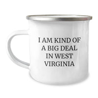 Load image into Gallery viewer, West Virginia Proud Gifts from Friends Family, &#39;I Am Kind Of A Prime Selection In West Virginia&#39; Funny Camping Mug for Graduation, Unique West Virginia Gifts for Men Women - Image 1
