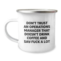 Load image into Gallery viewer, Funny Operations Manager Gifts for Men and Women - &#39;Don&#39;t Trust...Mug for Christmas Unique Presents - Image 1
