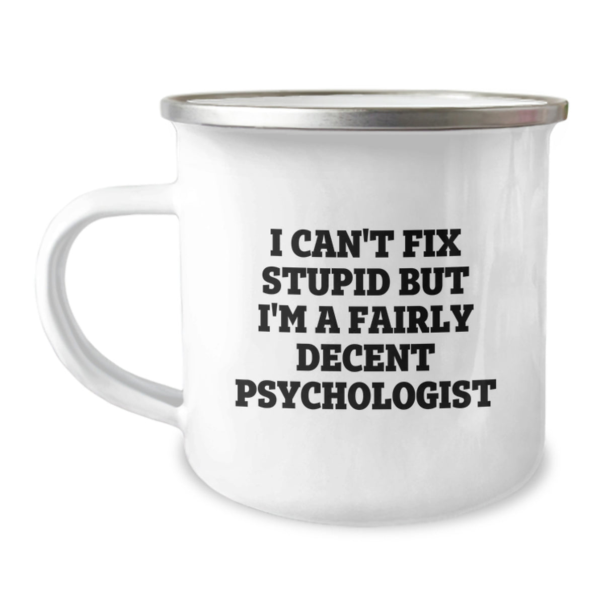 Funny Psychologist Gifts for Men, Psychologist Unique Christmas Unique Gifts from Friends, Funny Psychologist Camping Mug - Image 1