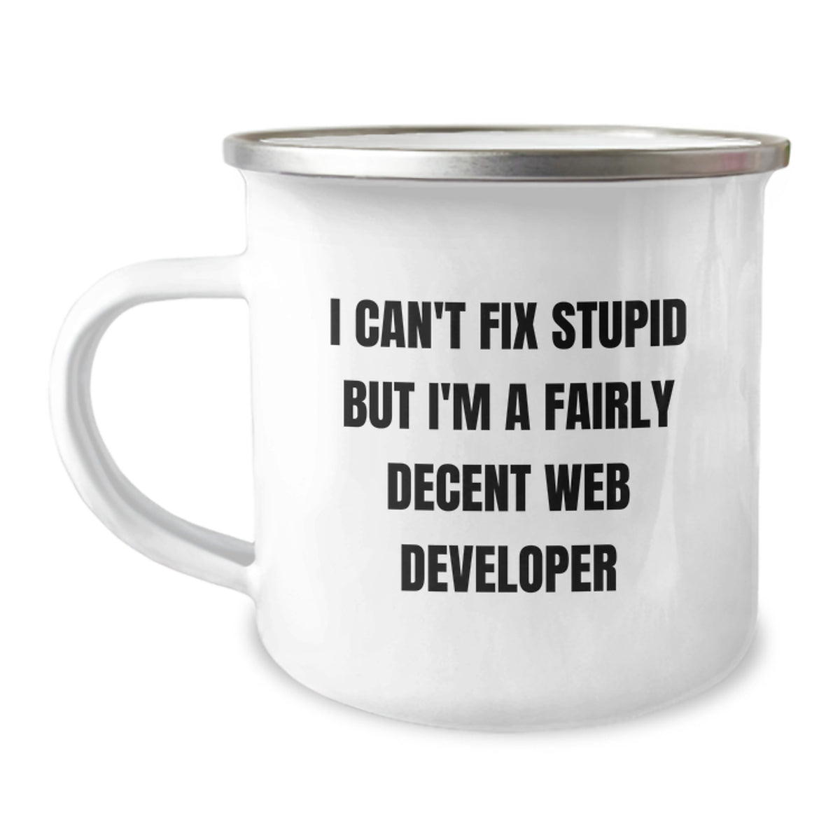 Funny Web Developer Gifts for Men, Christmas Unique Ideas for Web Developer Friends, Camping Mug for Web Developer - Image 1