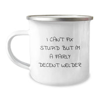 Load image into Gallery viewer, Welder Funny Camping Mug Gifts for Men, Unique Christmas Unique Gifts from Friends to Welder, Inspirational - Image 1
