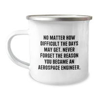 Load image into Gallery viewer, Aerospace Engineer Christmas Unique Gifts from Family - Inspirational Camping Mug for Men Women Friends Coworkers - Image 1
