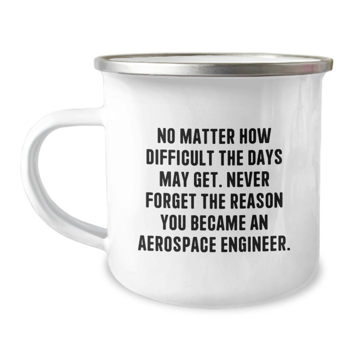 Aerospace Engineer Christmas Unique Gifts from Family - Inspirational Camping Mug for Men Women Friends Coworkers - Image 1