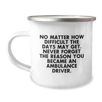 Load image into Gallery viewer, Funny Ambulance Driver Gifts from Family - Ambulance Driver Mom on Mother's Day Unique Gifts - Funny Camping Mug - Image 1