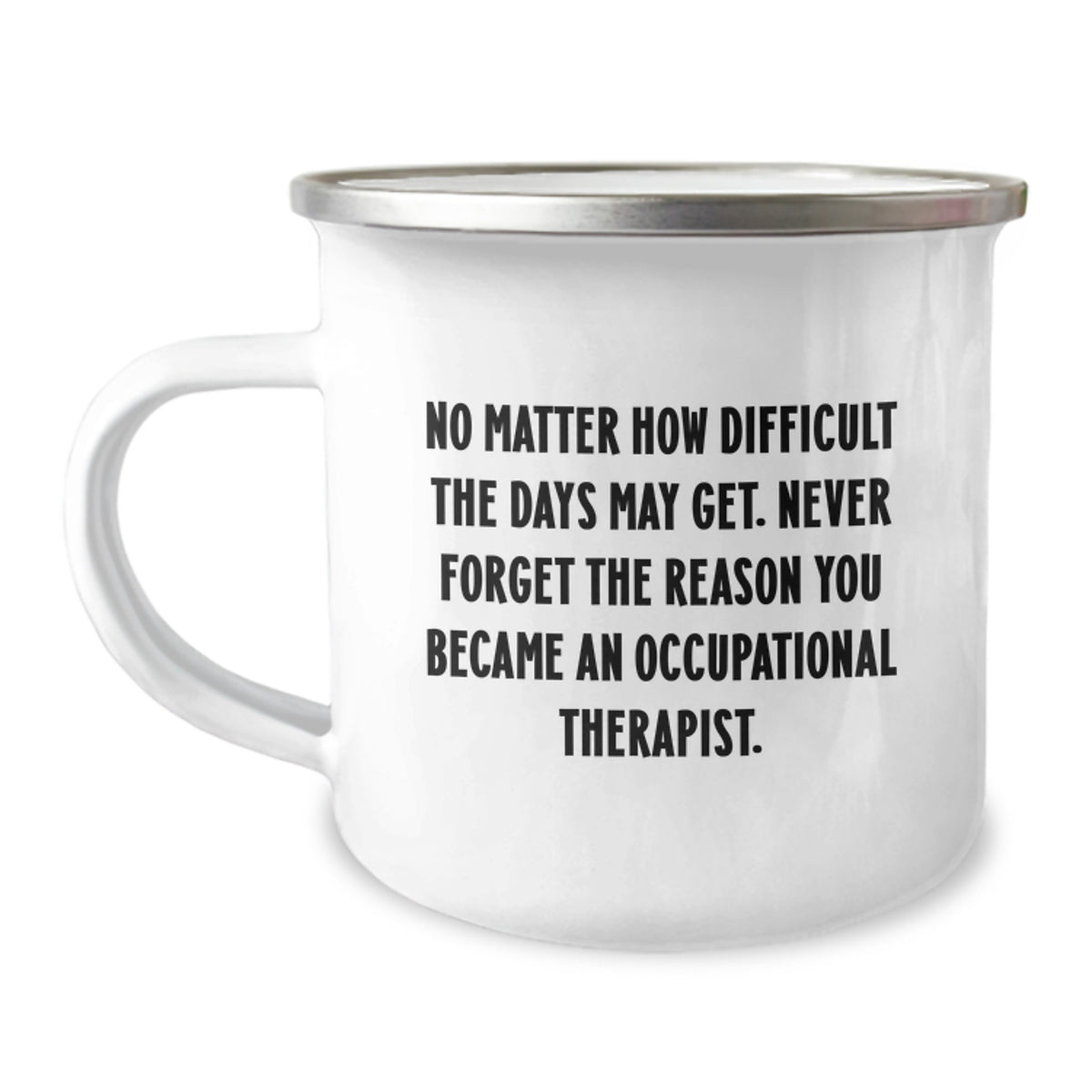 Funny Occupational Therapist Gifts from Friends for Occupational Therapist Christmas Unique Mugs - Never Forget Reason Became Occupational Therapist - Image 1