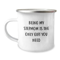 Load image into Gallery viewer, Gifts from Family Members for Stepmom's Valentine's, Funny Stepmom Camping Mug, Ideal Gift for Stepmom's Outdoor Adventures - Image 1