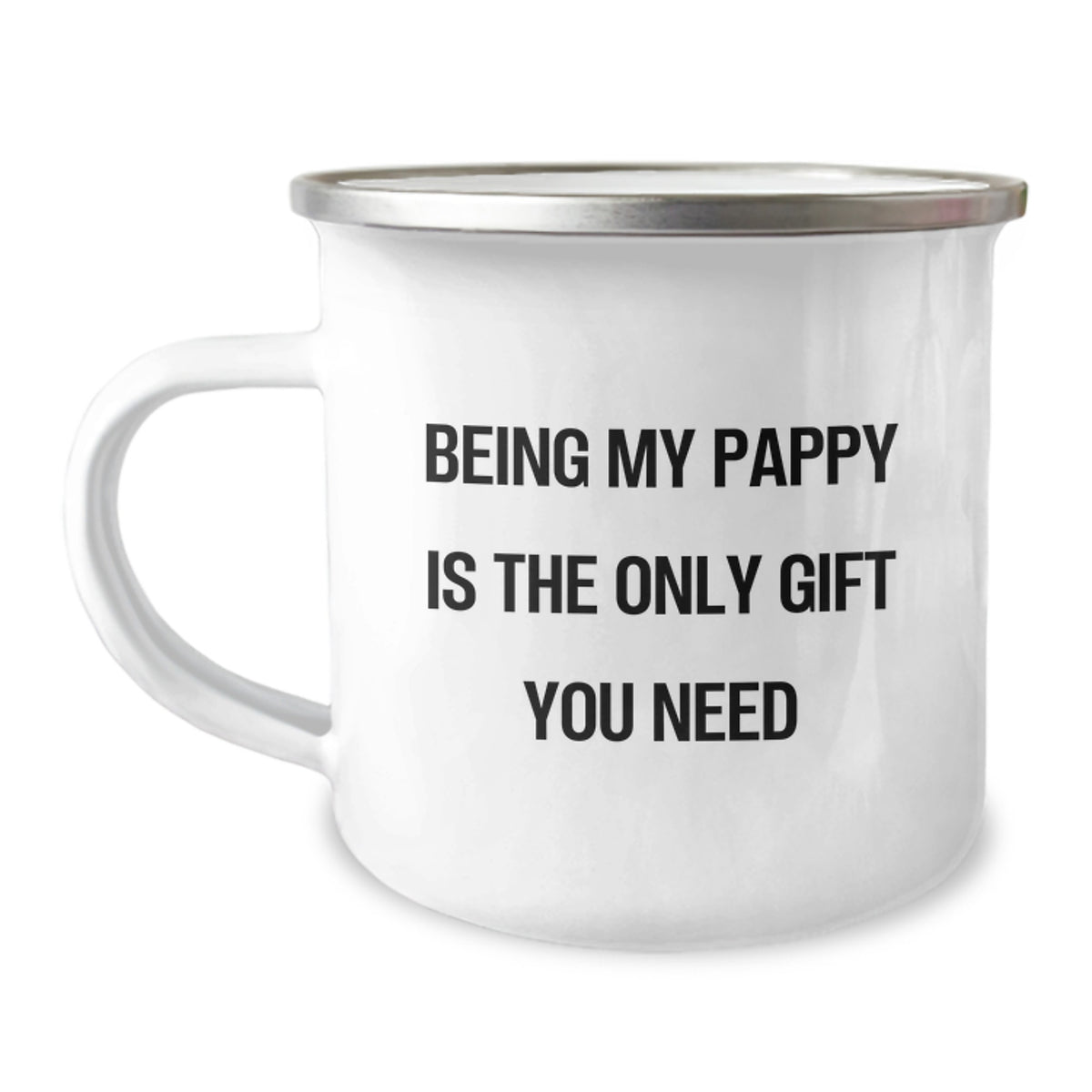 Funny Pappy Gifts for Men from Family - Camping Mug with Quote Being My Pappy Is The Only Gift You Need, Christmas Unique Mugs for Dad - Image 1