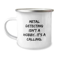 Load image into Gallery viewer, Metal Detecting Love, Funny Birthday Unique Gifts for Metal Detecting Friends from Family, Camping Mug - Image 1