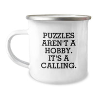 Load image into Gallery viewer, Funny Puzzle Lovers Gifts from Men for Women on Mother's Day Camping Mug - Image 1