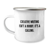 Load image into Gallery viewer, Creative Writing Gifts for Her, Valentine's Unique Gifts from Men, Camping Mug for Creative Writing Enthusiast - Image 1