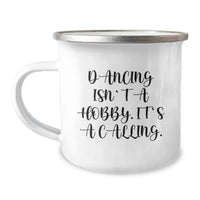 Load image into Gallery viewer, Dancing Enthusiast Gifts from Family, Valentine's Unique Gifts for Dance Lovers, Funny Camping Mug - Image 1