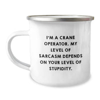 Load image into Gallery viewer, Funny Crane Operator Gifts - Mother's Day Unique Presents for Friends, Family, and Coworkers - I'm A Crane Operator - Image 1