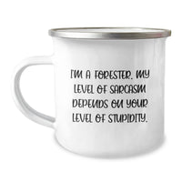 Load image into Gallery viewer, Funny Forester Camping Mug, Gifts for Men from Friends on Christmas Unique Gifts - Image 1
