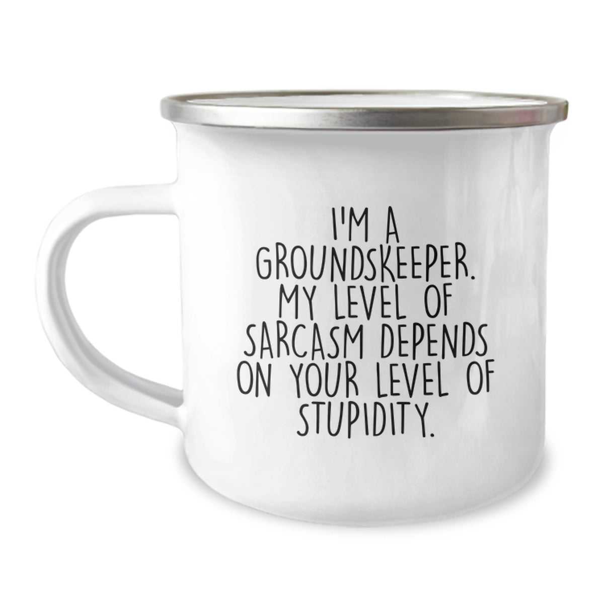 Funny groundskeeper Gifts for Men, Unique Christmas Unique Gifts from Friends, Cozy Camping Mug with Sarcasm Quote - Image 1