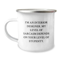 Load image into Gallery viewer, Funny Interior Designer Christmas Unique Gifts from Friends for Interior Designer Camping Mug - Image 1
