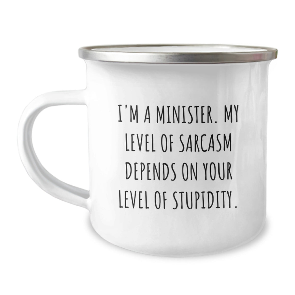 Funny Minister Gifts for Men - I'm A Minister Mug, Christmas Unique Gifts from Friends, Camping Mug for Minister with Sarcasm Quote - Image 1