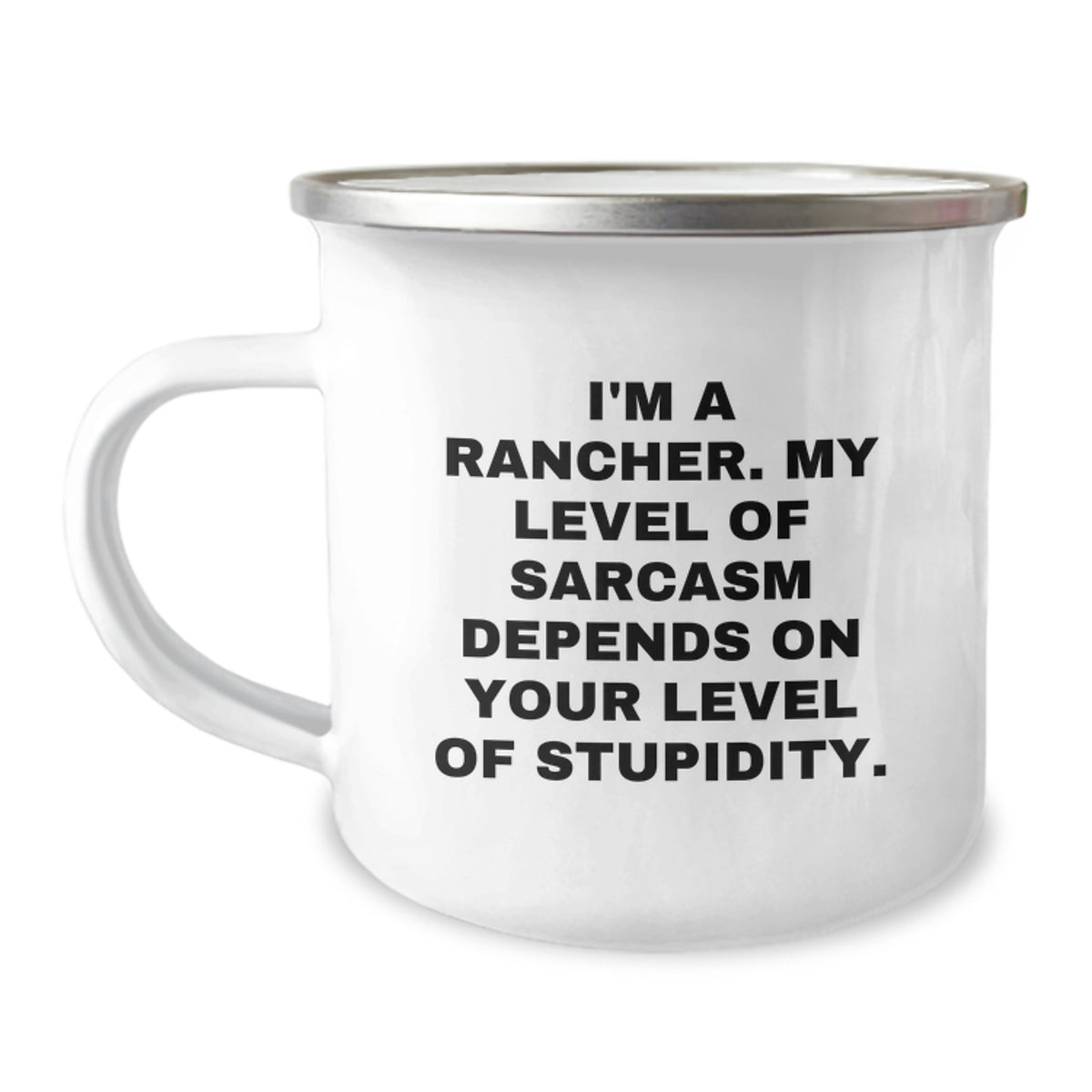 Funny Rancher Christmas Unique Gifts for Men - I'm A Rancher Gifts from Family, Friends, Coworkers - Camping Mug for Ranchers, Outdoor Enthusiasts - Image 1